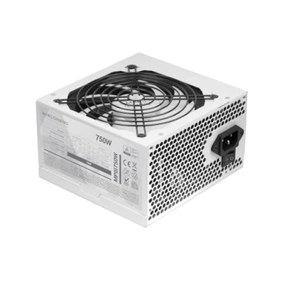 Bild av MARSGAMING MPIII750, PC ATX 750W Nätaggregat, 5 Års Garanti, Tyst AI RPM Teknik, 85% Effektivitet, Vit