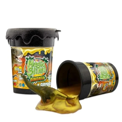 Bild av CRAZE 15483 DINOREX Magic Slime barnslime för barnrum, barnfest, guld
