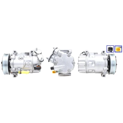 Bild av LUCAS ACP01100 Compresseur De Climatisation PAG 46 YF 1234yf avec joints CITROËN: C4 II Cactus