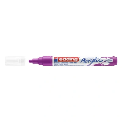 Bild av edding 5100 akrylmarker medium bär 1 vattenfast akrylfärgmarker rund spets 5 10 mm akrylfärgpennor för teckning på duk, konstpapper och trä akrylmarkers stenar