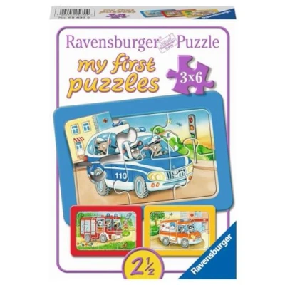 Bild av Ravensburger Animals In Action Pussel 6 Bitar