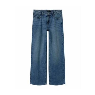 Bild av Lmtd Nlfsäng DNM Nw R Wide Pant Noos, Mellanblå denim, 146