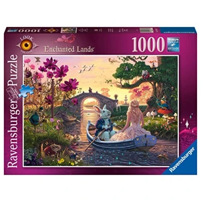 Bild av Ravensburger 16962 Pussel Enchanted Lands Look &amp; Find 1 1000p