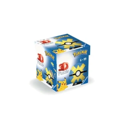 Bild av Ravensburger 3D Puzzle 11580 Ball Pokémon Pokéballs Flottball [EN] Quick für große und kleine Fans ab 6 Jahren: Erlebe Puzzeln in der 3. Dimension