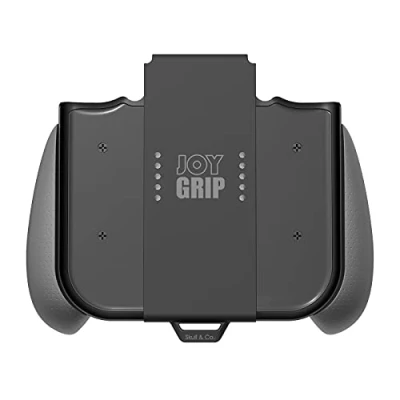 Bild av Skull &amp; Co. JoyGrip for Nintendo Switch and OLED Joy Con Controller: Rechargeable Handheld Joystick Remote Control Holder with Interchangeable Grips Gray