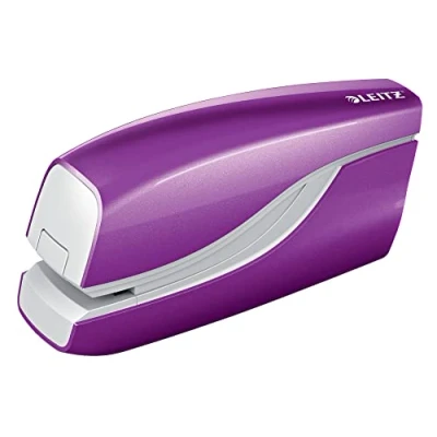 Bild av Leitz WOW Elhäftare, 10 ark, batteridriven, lila, 55661062