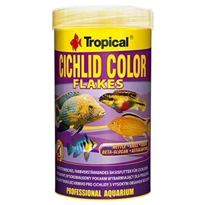 Bild av Tropical Cichlid Color Flakes Flingor 250 ml