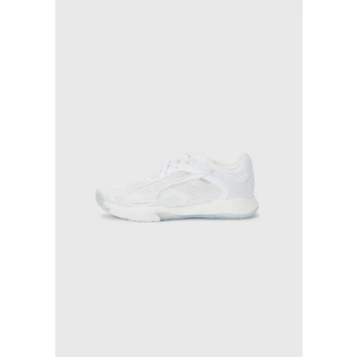 Bild av Puma Accelerate Nitro 4 Handbollssko, Storlek: 43, White silver Konstmaterial/textil