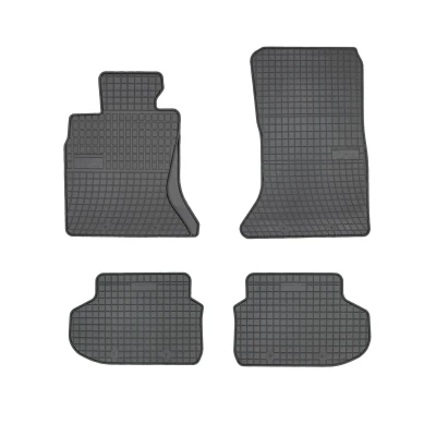 Bild av FROGUM 542780 Ensemble de tapis sol Caoutchouc avant et arrière 4 noir Sur mesure BMW: 5 Berline