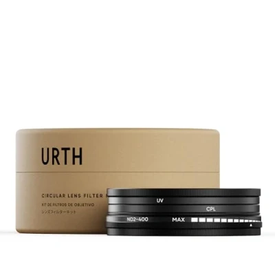 Bild av Urth 77mm UV, Cirkulärt Polariseringsfilter (CPL), ND2 400 Filterkit