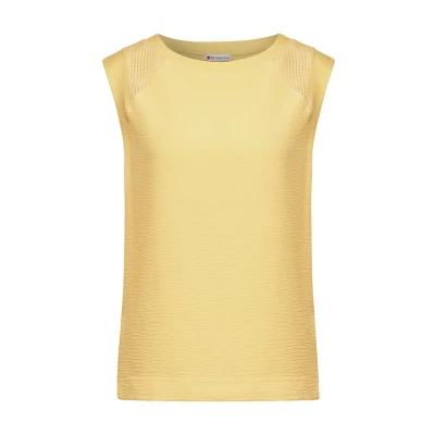 Bild av Street One MIT MESH Blus, Storlek: 42, Gelb