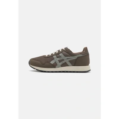 Bild av Asics Sportstyle Tiger Runner II Unisex Sneakers, Storlek: 40, Dark taupe/seal grey Skinnimitation/textil