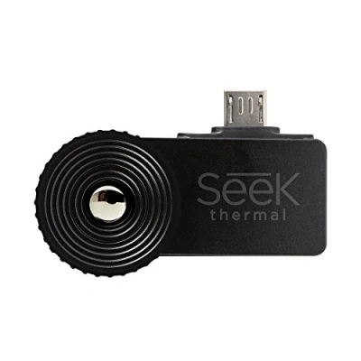 Bild av Seek Thermal Kompakt XR utökad räckvidd högupplöst termisk bildkamera med mikro USB kontakt och skyddande vattentätt fodral för Android enheter, svart