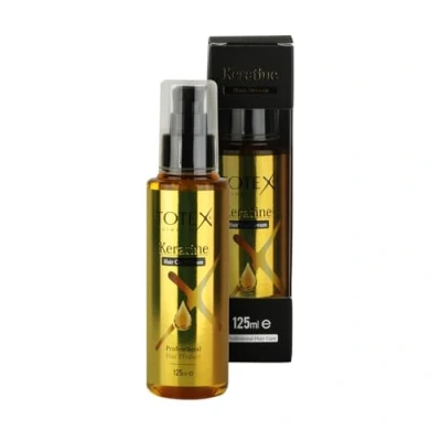 Bild av Totex Keratin Hair Care Serum I hårvårdsserum skadat hårreparationsserum anti kluvna toppar 125 ml (1 styck)