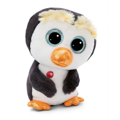 Bild av NICI soft toy GLUBSCHIS Penguin Prince Nigu 15cm grey Cuddly cute plush to snuggle and play with, for children &amp; adults, great gift idea 48853