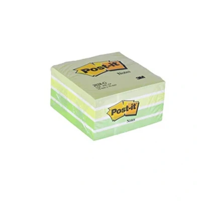 Bild av Post it® Notes Pastellgrön 1 kub 450 ark 76 mm x
