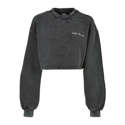 Bild av Urban Classics Cropped Small Sweatshirt, Storlek: 4XL, Black