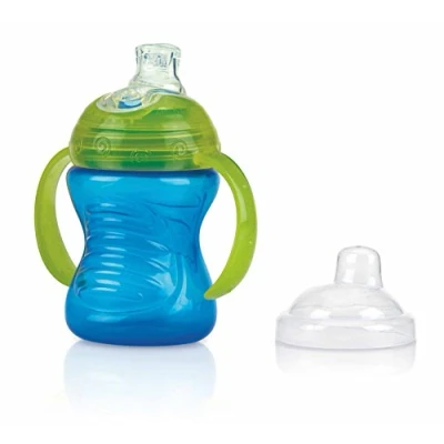 Bild av Nûby Swirl mugg, läckagesäker, blå 6 m+