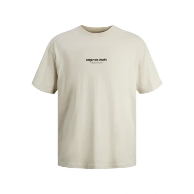 Bild av Jack &amp; Jones Jorvesterbro CREW NECK Tshirt med print, Storlek: Small, Moonbeam