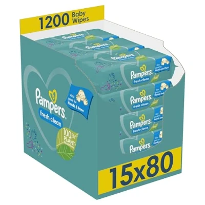 Bild av Pampers Fresh Clean Våtservetter 1200 Bitar