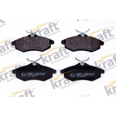 Bild av KRAFT 6006140 Bromsbeläggsats framaxel CITROËN: C3 II, I Hatchback, C2 Hatchback