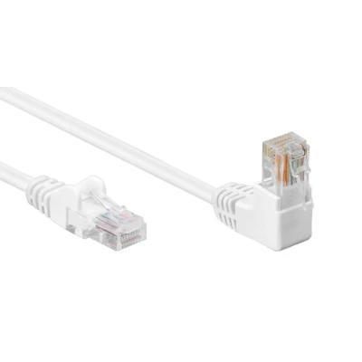 Bild av Goobay 94174 Cat 5E patchkabel 1x 90 vinklad, U/UTP, svart