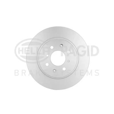 Bild av HELLA PRO 8DD 355 122 531 Disque de frein 260 9 04/08 100 plein revêtu sans boulon fix roue, moyeu roue HONDA: Insight II 5 portes