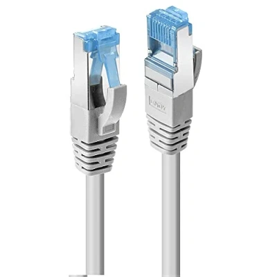 Bild av LINDY 47633 RJ45 Nätverkkabel, Patchkabel CAT 6A S/FTP 2.00 m Grå 1 st
