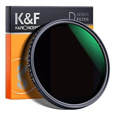 Bild av K&amp;F Concept 46mm ND filter Justerbar ND8 ND2000 (3 11 Stop) Kameralins Neutrala Densitetsfilter Nano Slim Linsfilter Justerbart