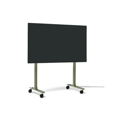Bild av Pedestal Straight Rollin TV Stander Mossy Green H: 107 x B: 80 D: 50 cm