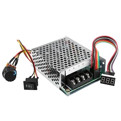 Bild av DC Motor Drehzahlregler, DC10V 55V PWM Reversible Controller Schalter mit Digitalanzeige