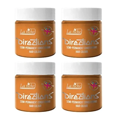 Bild av 4 x La Riche Directions Semi Permanent hårfärg 100 ml (Apricot)