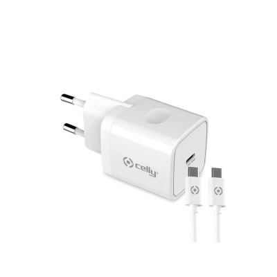 Bild av Celly TC1C20WLIGHTWH Laddare (universal)