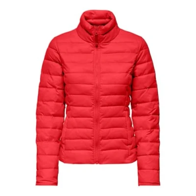 Bild av ONLY Onlnewtahoe Quilted OTW Vinterjacka, Storlek: Medium, Mars red