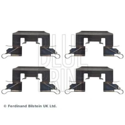 Bild av BLUE PRINT ADBP480006 Kit d&#039;accessoires, plaquette de frein à disque Essieu avant FORD: FIESTA 6, MAZDA: 2 3/5 portes, DAIHATSU: Materia, Sirion II