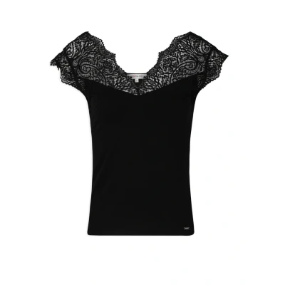 Bild av Morgan DENO Tshirt med print, Storlek: 34, Noir