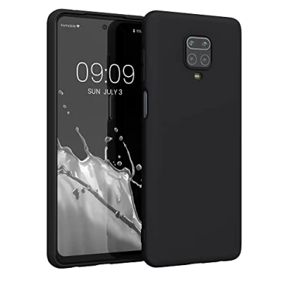 Bild av kwmobile fodral kompatibelt med Xiaomi Redmi Note 9S/9 Pro / 9 Max mjukt smalt skyddande TPU silikonskydd svart matt