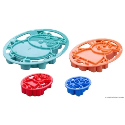 Bild av Set de 4 tampons et emporte pièces pour enfants Dr. Oetker Peppa Pig ref. 2955
