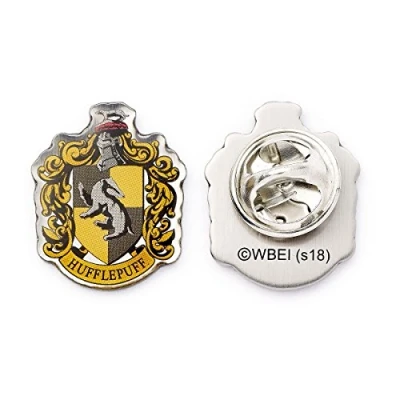 Bild av The Carat Shop Officiell Harry Potter Hufflepuff Crest Pin Badge HPPB024, En storlek, Silverpläterad, Ingen ädelsten