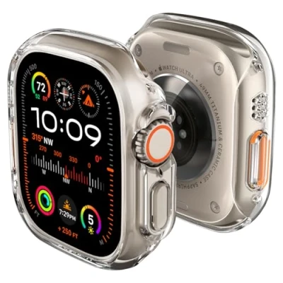 Bild av Spigen Thin Fit Fodral Kompatibel med Apple Watch Ultra 2 (2023) / (2022) 49mm Transparent