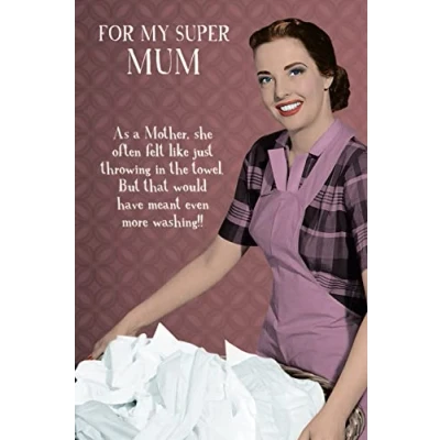 Bild av Emotionell räddning mamma mors dag kort, kort för mamma, flerfärgad, MBFF010