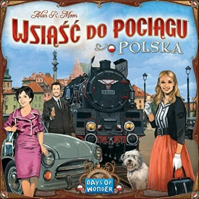 Bild av Rebel Centrum, Ticket To Ride Poland: Map Collection 6.5, Board Game, Ages 8+, 2 4 Players, 30 60 Minutes Playing Time