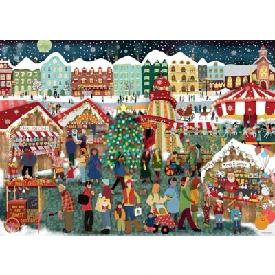 Bild av Ravensburger 12000729 Julmarknad pussel 1000 bitar för vuxna och barn från 14 år uppåt, Jul