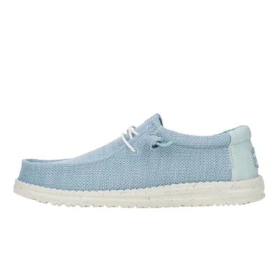 Bild av Hey Dude herr Wally Stretch Sox slip on loafer sko, Molnblå/gryning blå, 43 EU