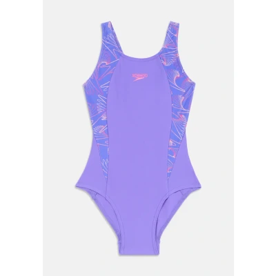 Bild av Speedo HyperBoom Splice Muscleback baddräkt för flickor, Indigo Glow, 1314 år