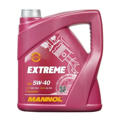 Bild av Mannol Extreme 5W 40 4I Huile moteur MN7915 4 PEUGEOT: 206+ 3/5 portes, Partner I Van, 206 SW, CITROËN: Berlingo II, C8, C4 portes