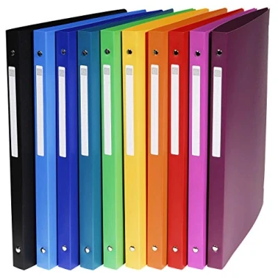 Bild av Classeur 4 anneaux 15 mm polypropylene opaque (avec etiquette de dos) a4