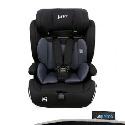 Bild av Petex Supreme Plus 1151 ISOFIX Svart HDPE enligt ECE R129 Barnstol