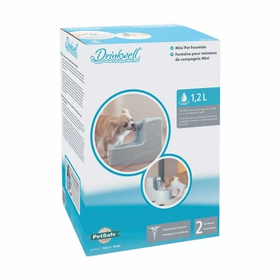 Bild av PetSafe Drinkwell Dricksfontän Mini, dubbelt filtersystem, lämplig för små hundar och katter, 1,2 liter vattenkapacitet