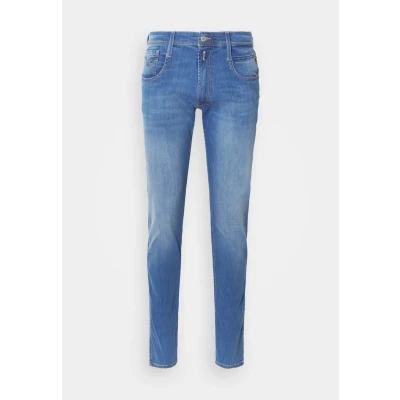 Bild av Replay herr Jeans Anbass Powerstretch Denim, 009 medium blå, 28W / 32L